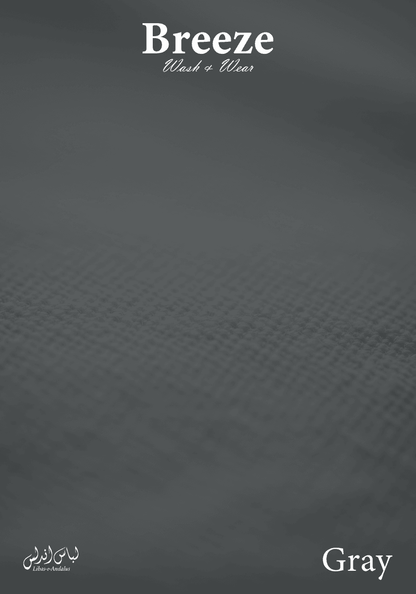 Breeze Premium Tropical Wash and Wear Unstitched Fabric for Men | Gray