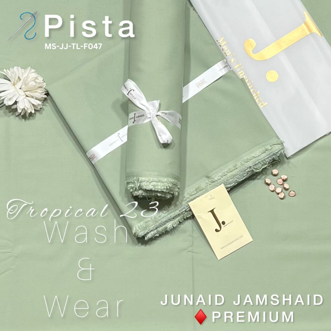 J Dot Premium Summer Tropical Unstitched Suit for Men | Pista | F047