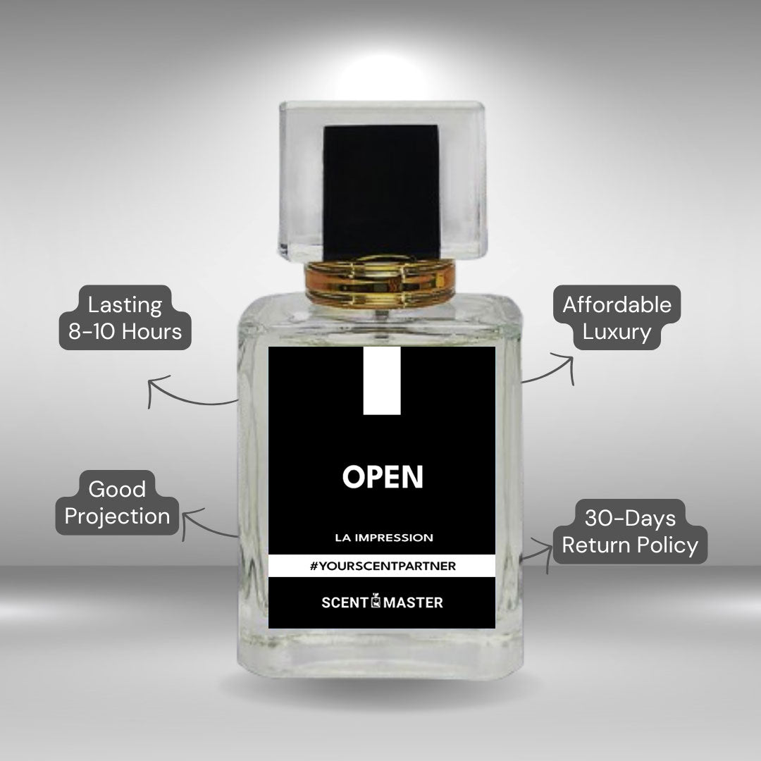 Open – Impression by Scent Master | Gift Pack | 50 ML Bottle