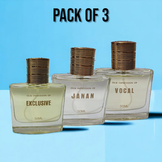 Pack Of 3 J Dot Perfume Impressions - 50 ML - EJV