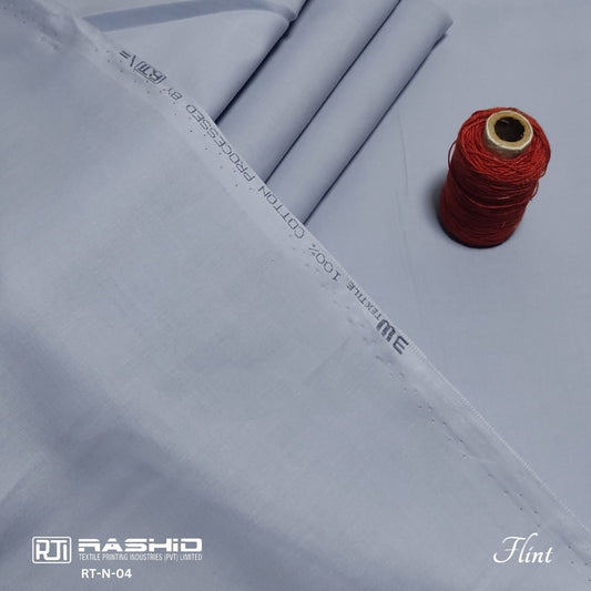 Rashid Tex Premium Quality Soft Cotton Unstitched Suit for Men | Flint | N-04