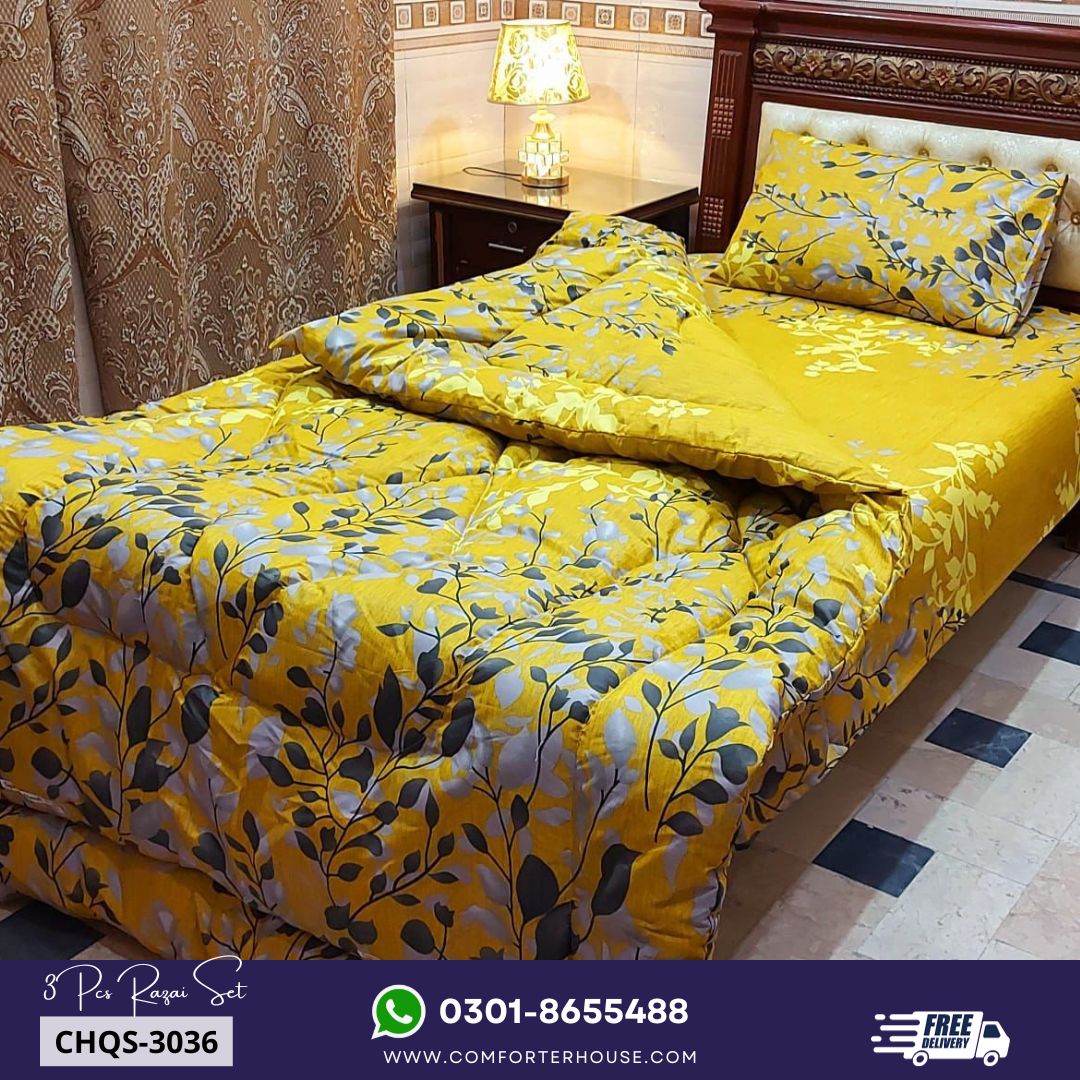 Comforter House | Vicky Razai Set | Single Bed | Standard Size | ECQS-3036