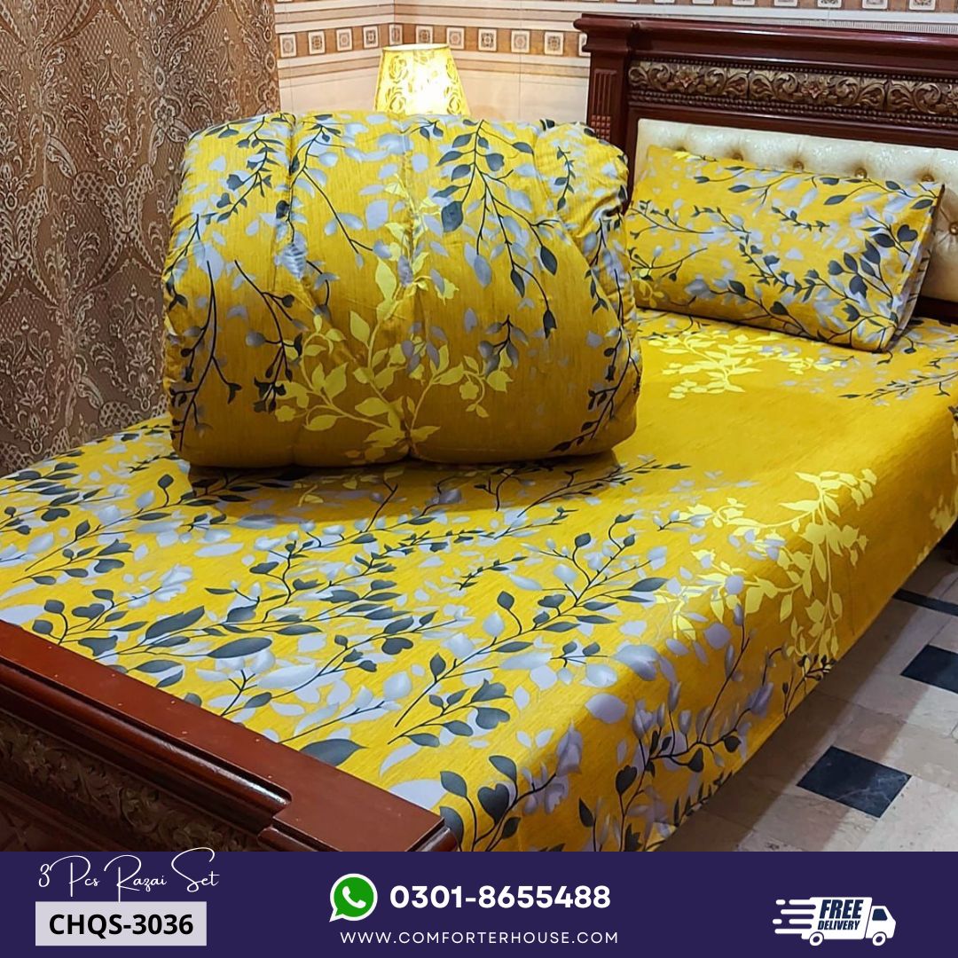 Comforter House | Vicky Razai Set | Single Bed | Standard Size | ECQS-3036