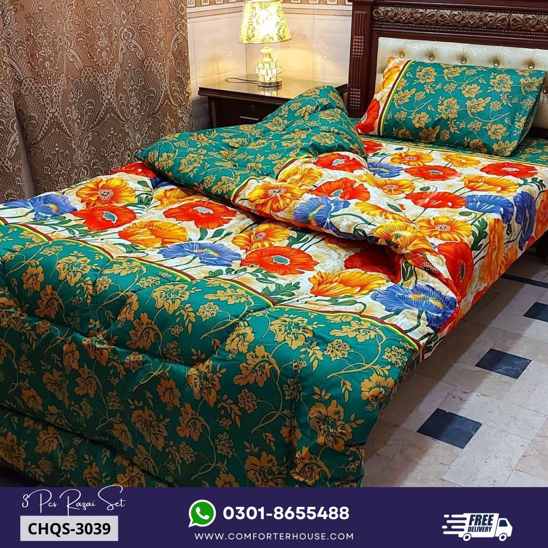 Comforter House | Vicky Razai Set | Single Bed | Standard Size | ECQS-3039