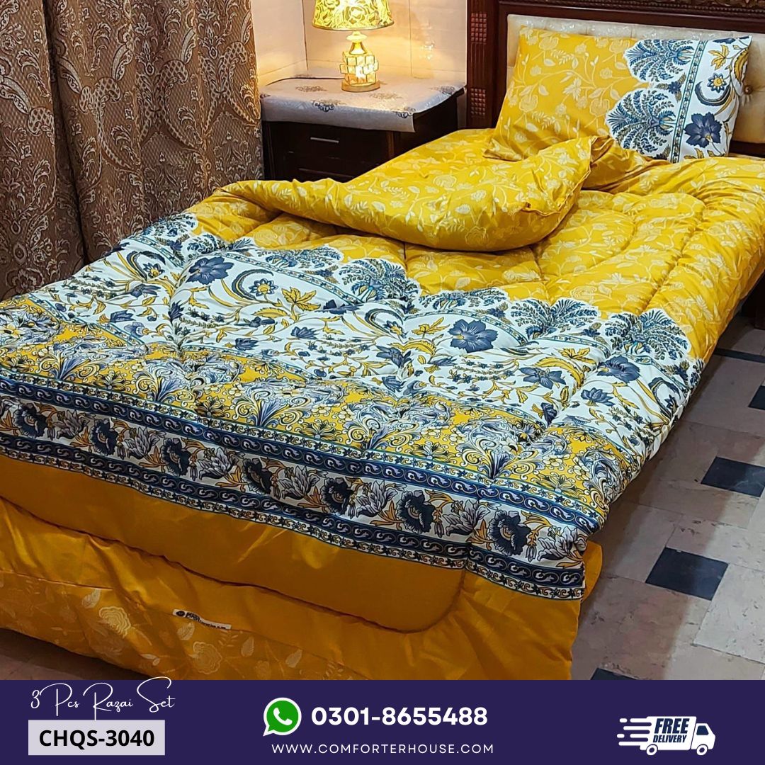 Comforter House | Vicky Razai Set | Single Bed | Standard Size | ECQS-3040