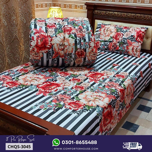 Comforter House | Vicky Razai Set | Single Bed | Standard Size | ECQS-3045