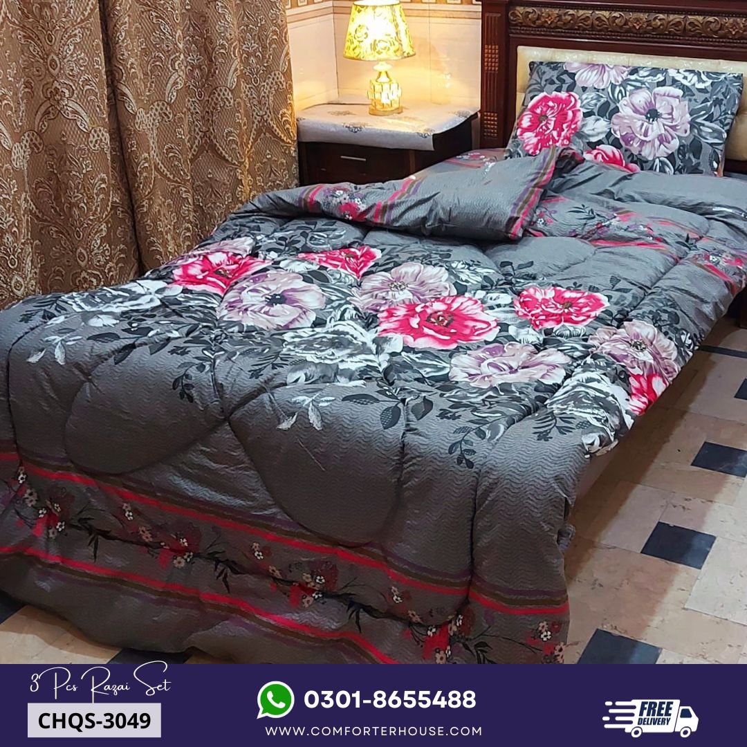 Comforter House | Vicky Razai Set | Single Bed | Standard Size | ECQS-3049