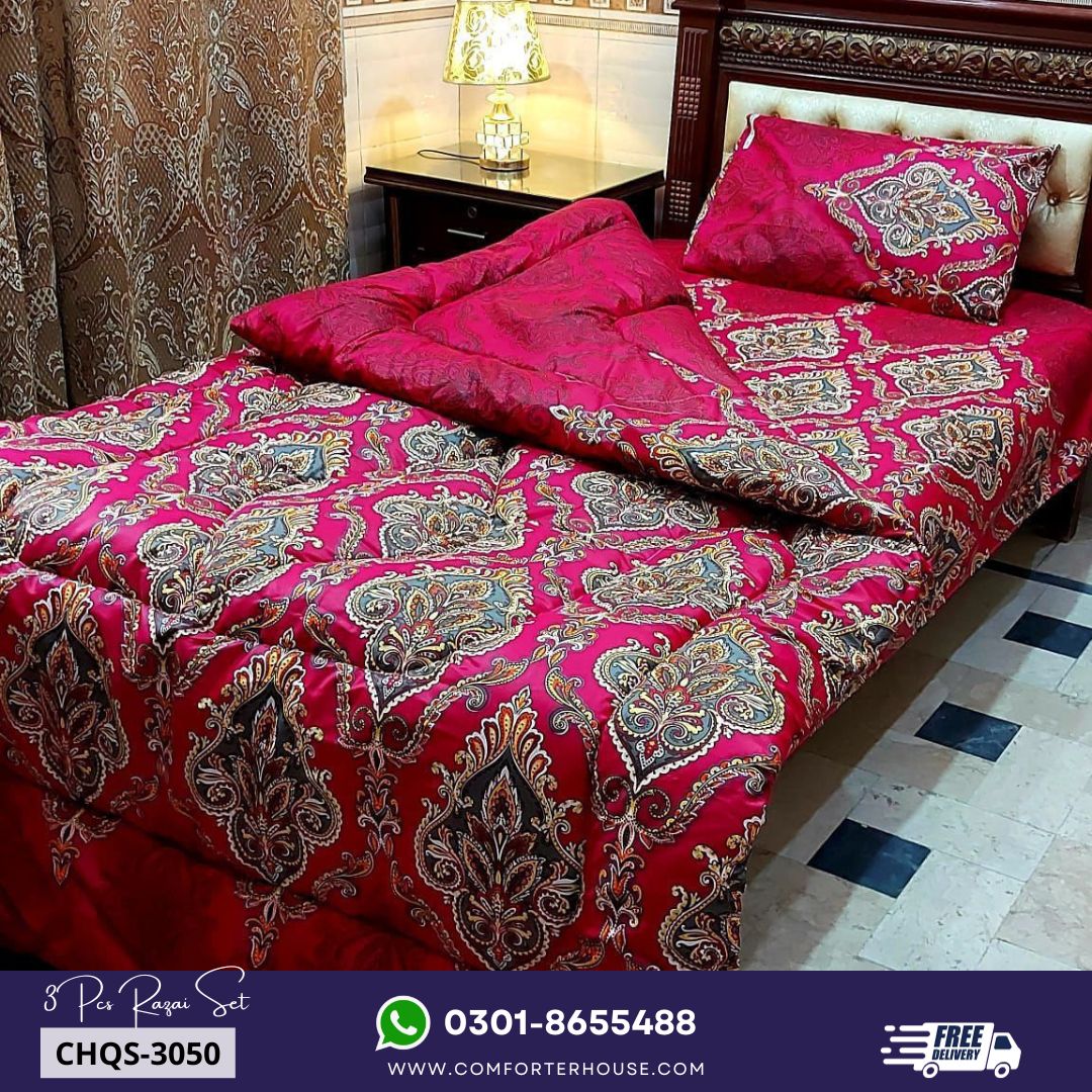 Comforter House | Vicky Razai Set | Single Bed | Standard Size | ECQS-3050