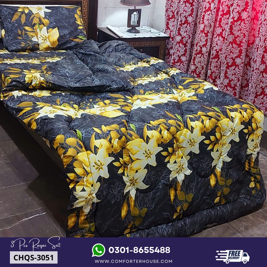 Comforter House | Vicky Razai Set | Single Bed | Standard Size | ECQS-3051