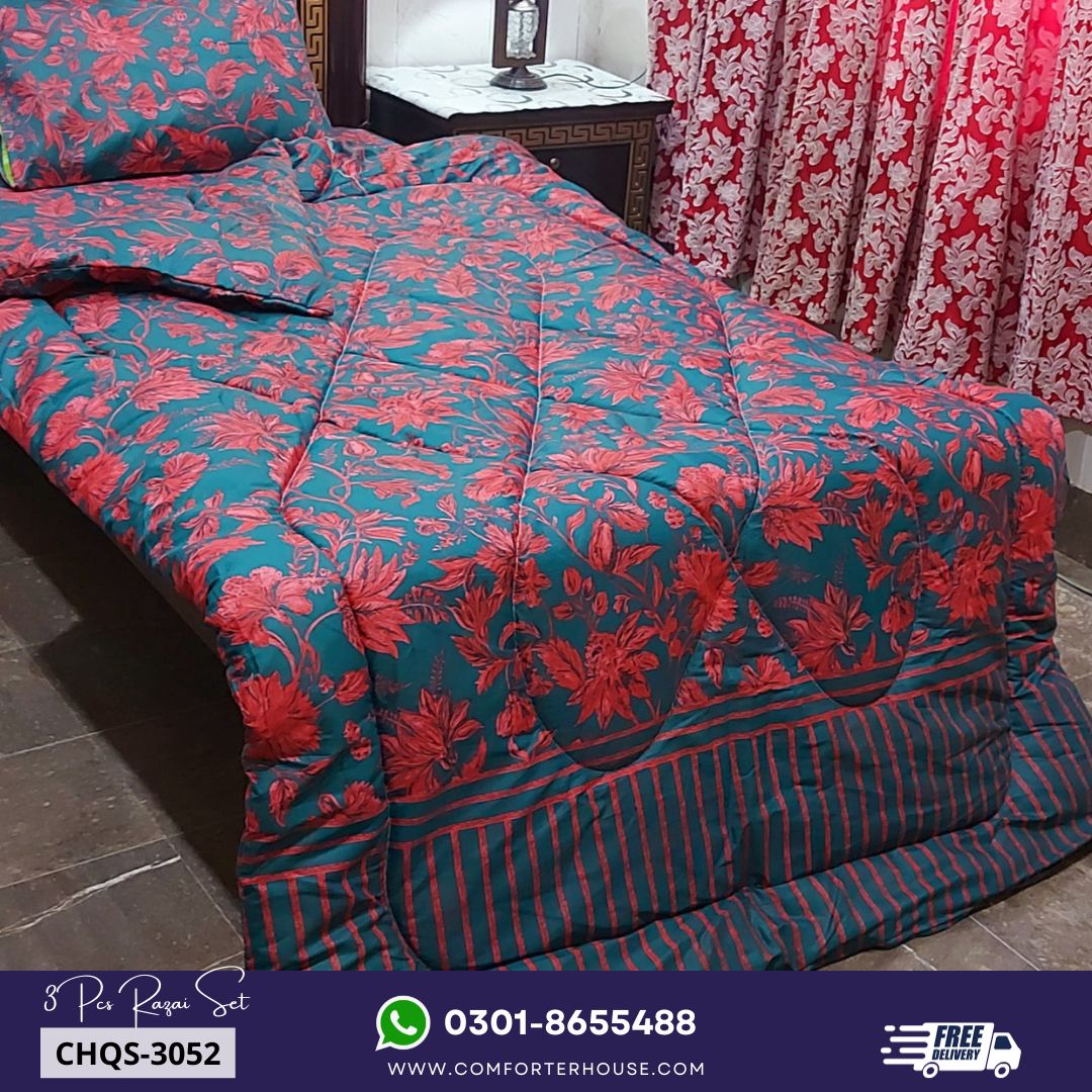 Comforter House | Vicky Razai Set | Single Bed | Standard Size | ECQS-3052