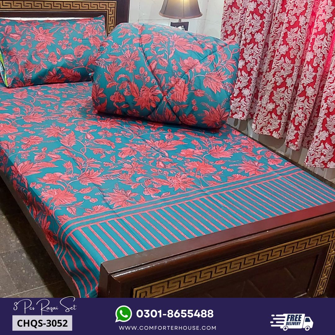 Comforter House | Vicky Razai Set | Single Bed | Standard Size | ECQS-3052