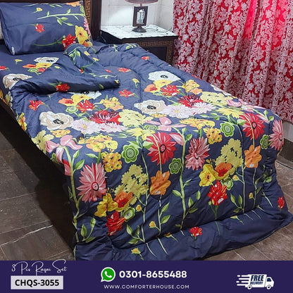 Comforter House | Vicky Razai Set | Single Bed | Standard Size | ECQS-3055