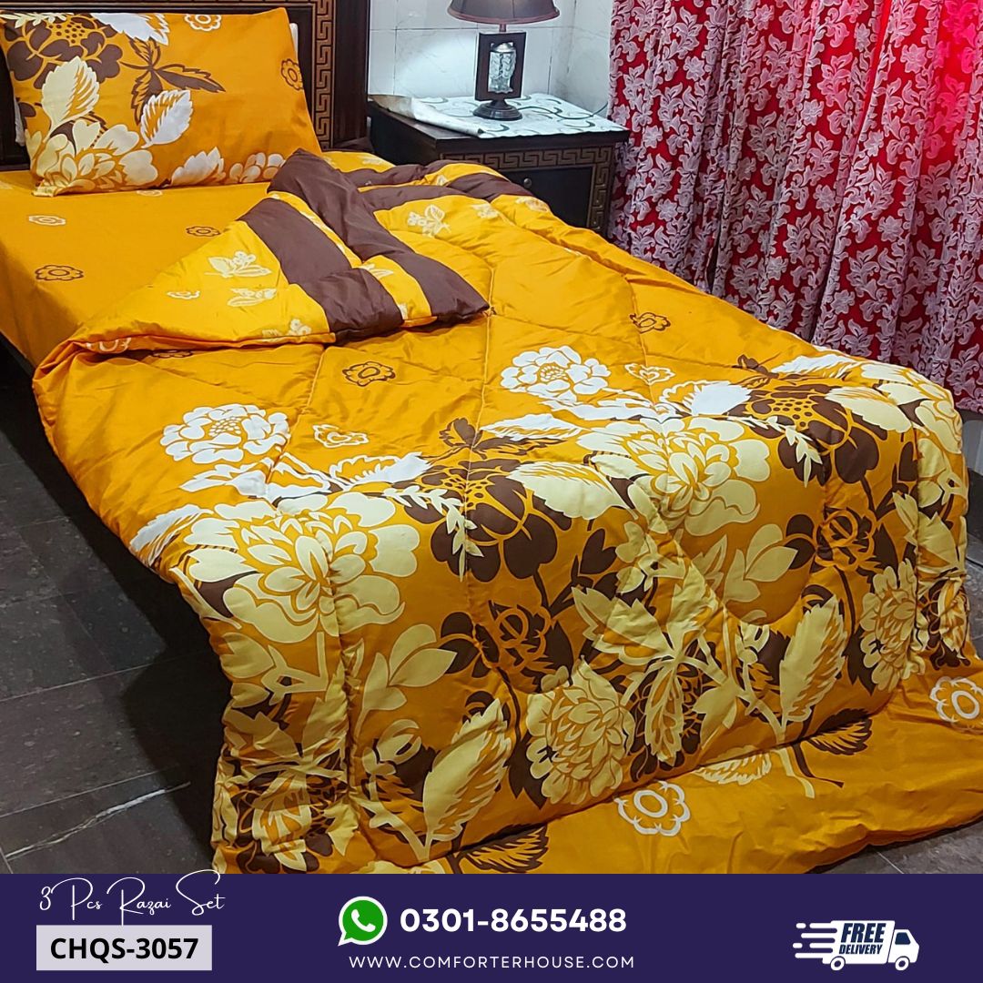 Comforter House | Vicky Razai Set | Single Bed | Standard Size | ECQS-3057