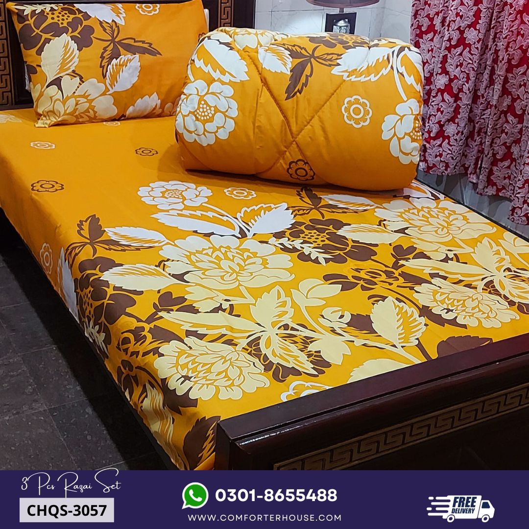 Comforter House | Vicky Razai Set | Single Bed | Standard Size | ECQS-3057