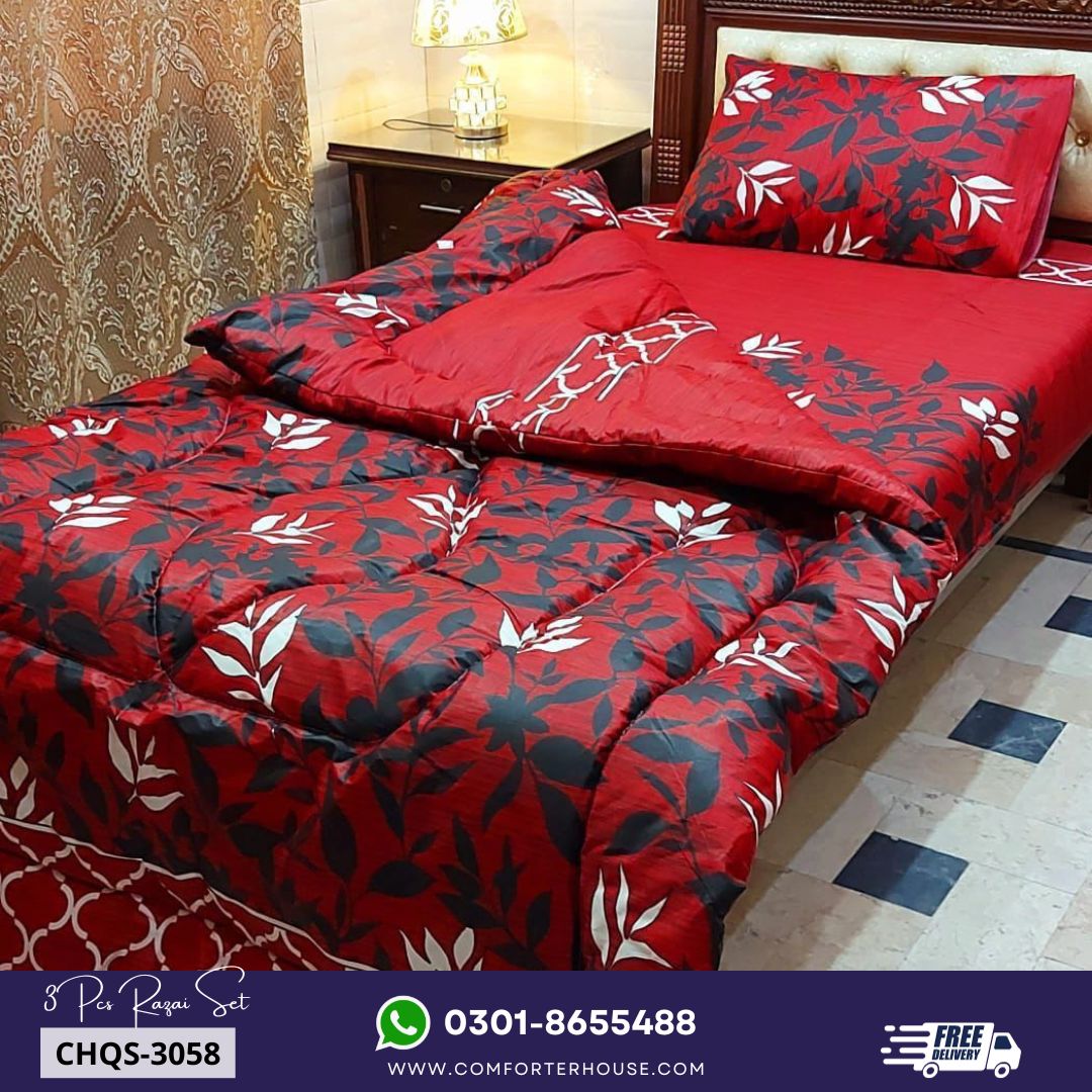 Comforter House | Vicky Razai Set | Single Bed | Standard Size | ECQS-3058