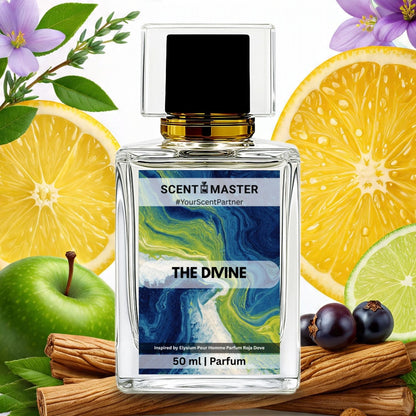 The Divine | 50ml | Unisex | Elysium Impression | Sparkling Citrus and Vetiver Scent