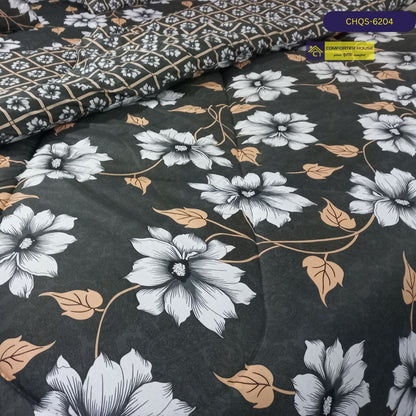 6 Pcs Vicky Razai Set | Mix Cotton | Double Bed | King Size | CHQS-6204 | Comforter House