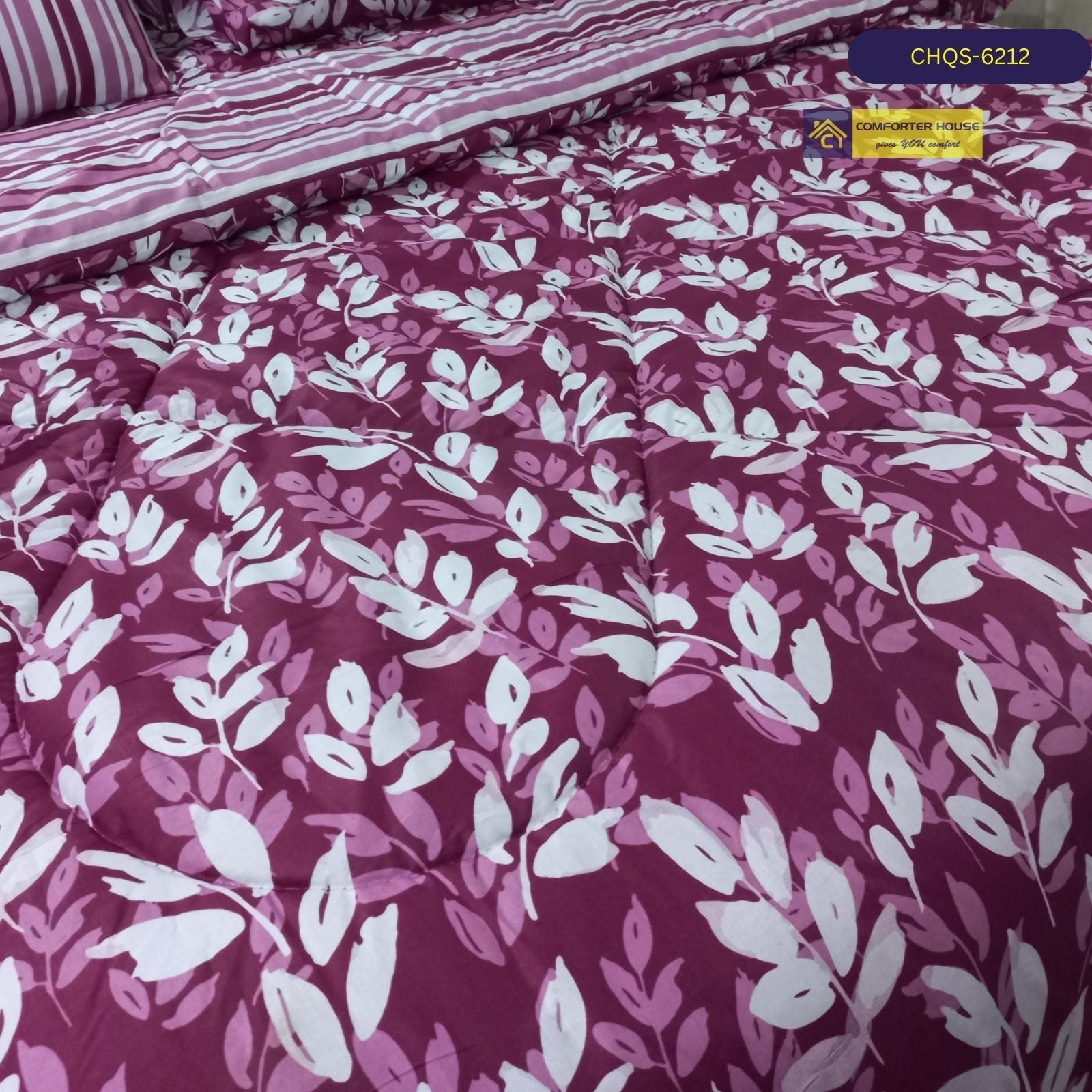 6 Pcs Vicky Razai Set | Mix Cotton | Double Bed | King Size | CHQS-6212 | Comforter House