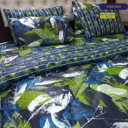 6 Pcs Vicky Razai Set | Mix Cotton | Double Bed | King Size | CHQS-6214 | Comforter House