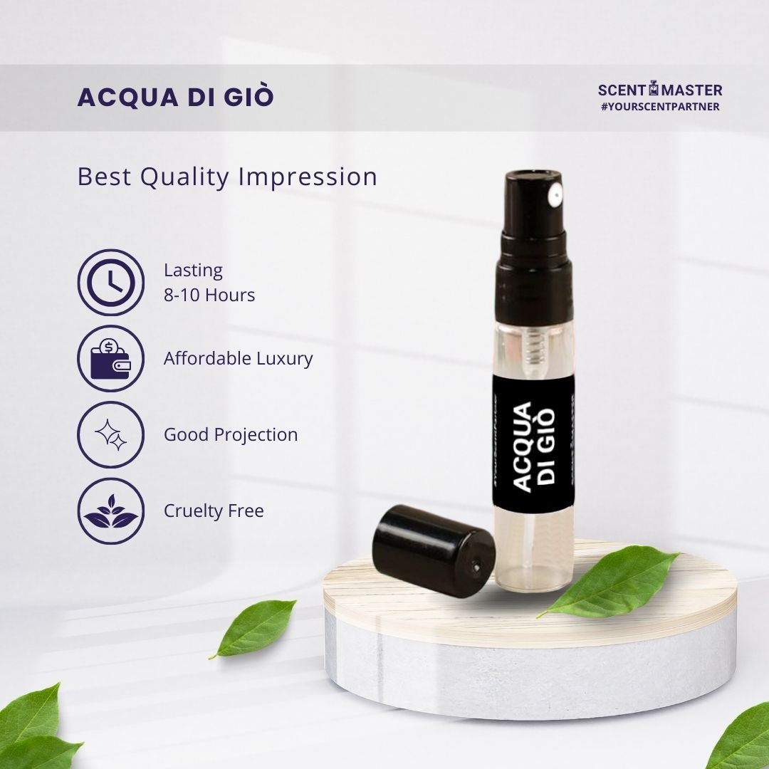 Acqua Di Giò - Impression by Scent Master | 5 ML Tester Pack