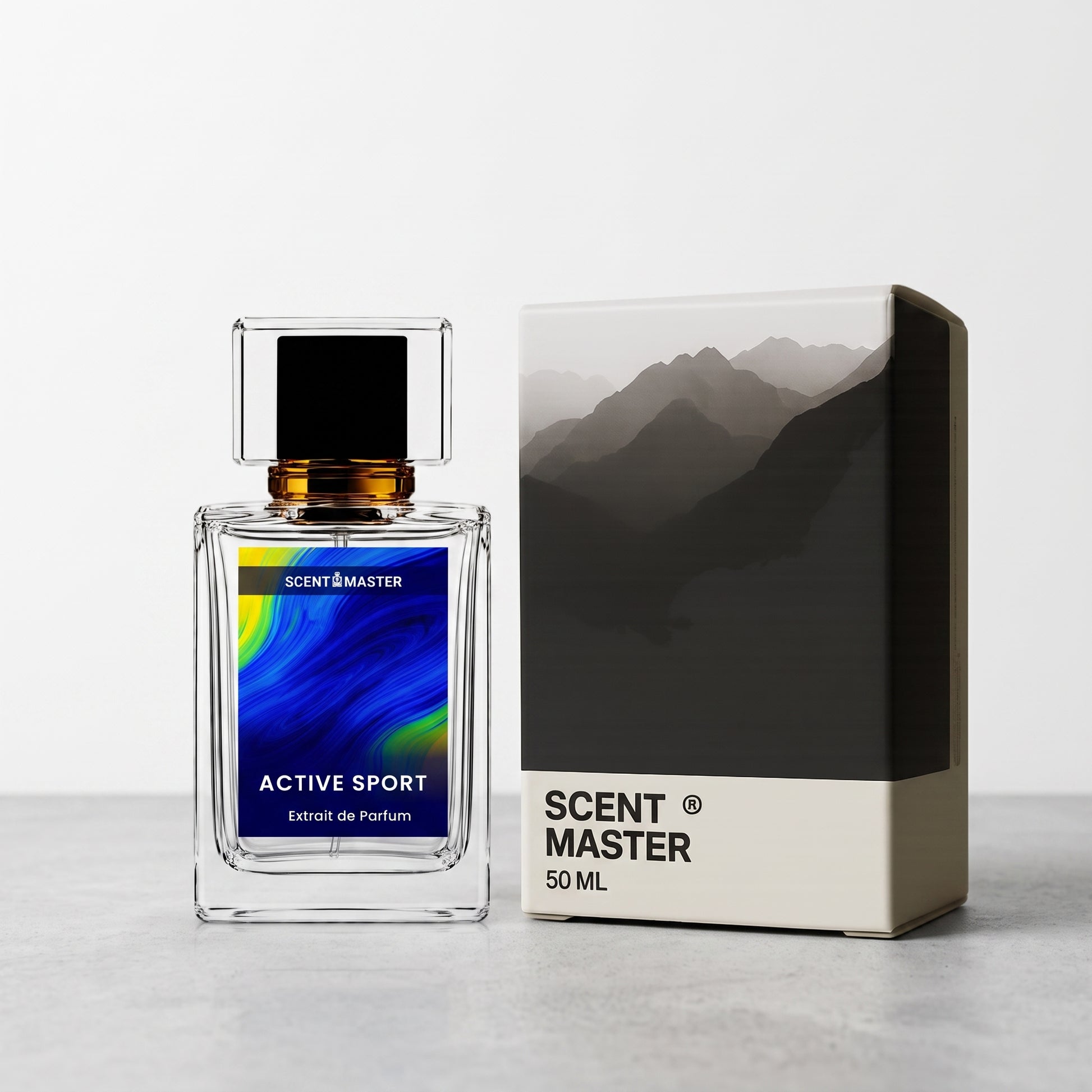 Active Sport Perfume Bottle and Box by Scent Master