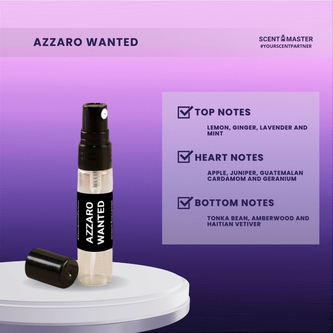 Azzaro Wanted - Impression by Scent Master | 5 ML Tester Pack