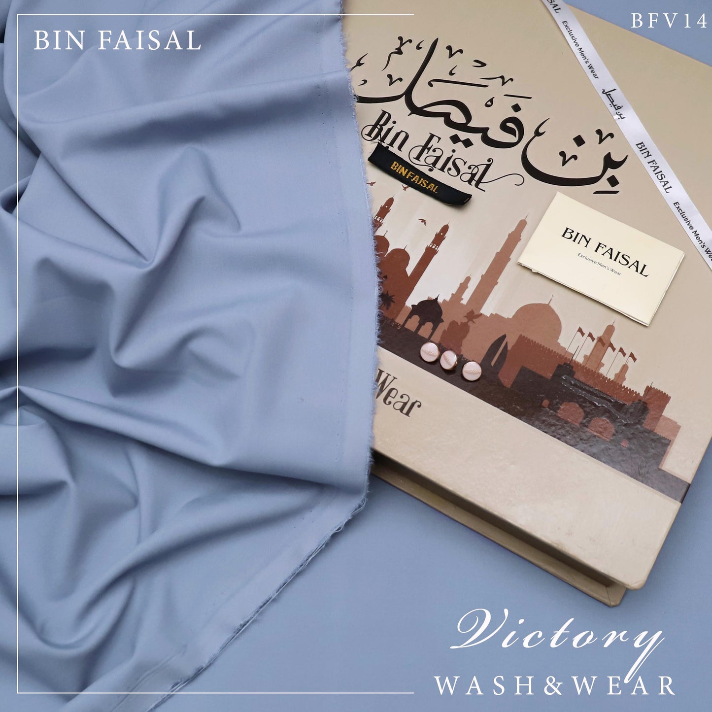 BIN FASIAL Victory Premium Quality Wash and Wear Tropical Fabric All Seasons