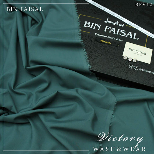 BIN FASIAL Victory Premium Quality Wash and Wear Tropical Fabric for All Seasons - Zinc - Online at Best Price in Pakistan | BFV-12