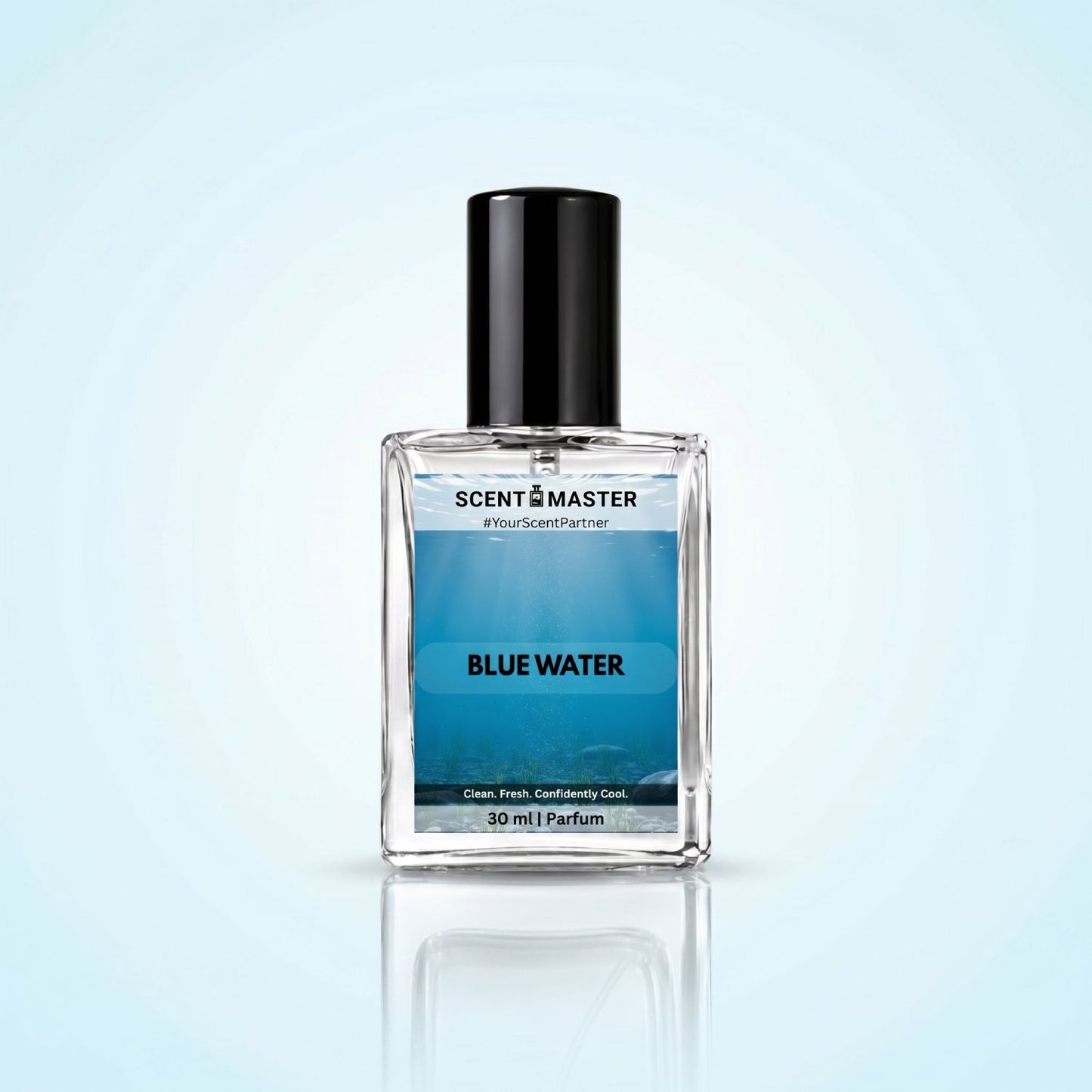 Blue Water by Scent Master 30ml compact edition fresh aquatic perfume for men