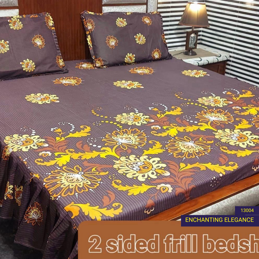 Enchanting Elegance - Frilled Bed Sheet