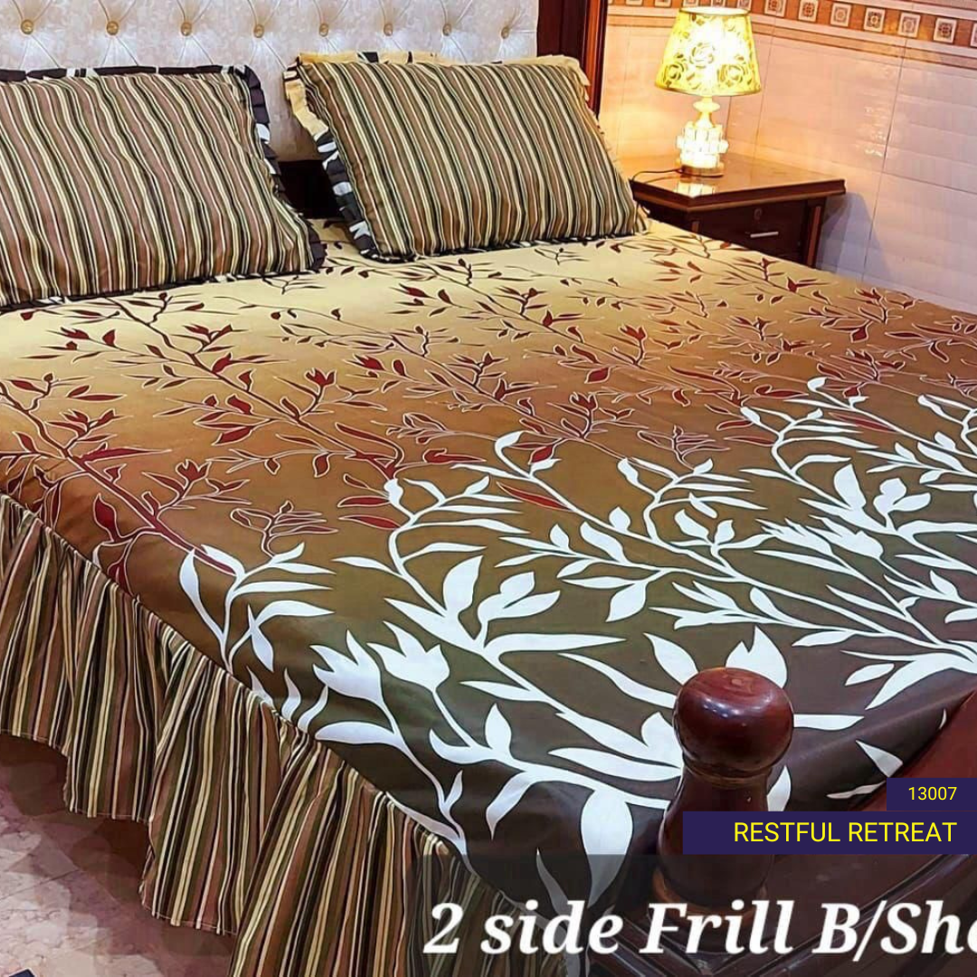 Restful Retreat - Frilled Bed Sheet