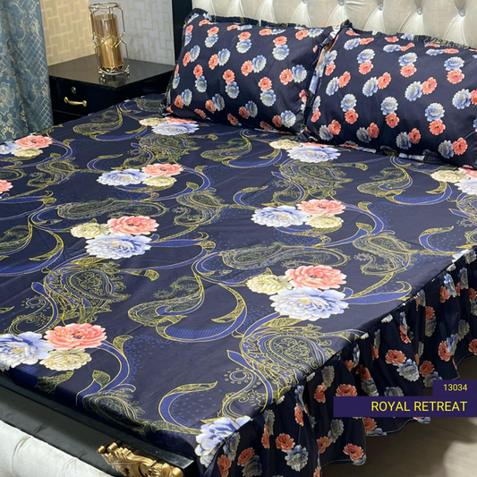 Royal Retreat - Frilled Bed Sheet