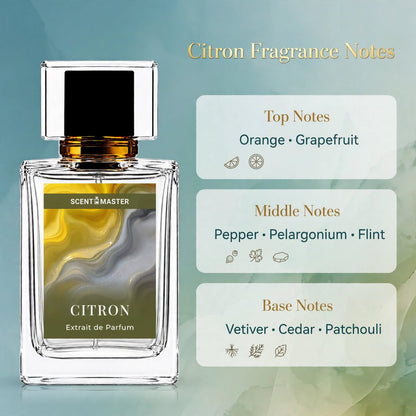 Citron Perfume Fragrance Notes Infographic by Scent Master