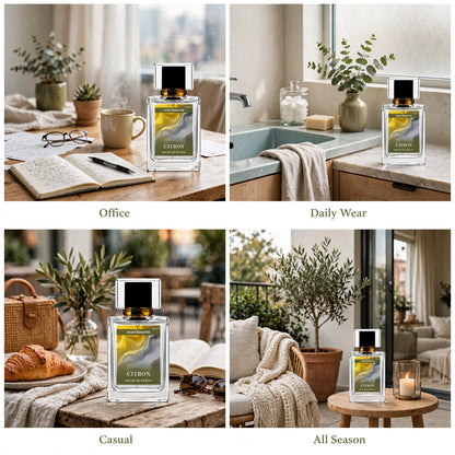 Citron Perfume Occasion Split Layout for Office Daily and Casual Wear