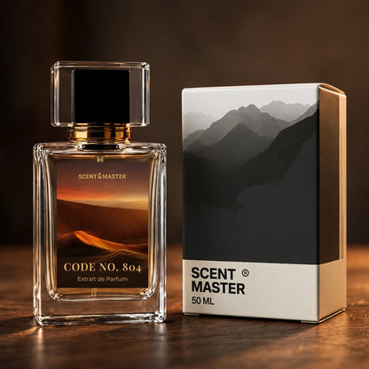 Code No. 804 Amber Woody Perfume Bottle and Box by Scent Master