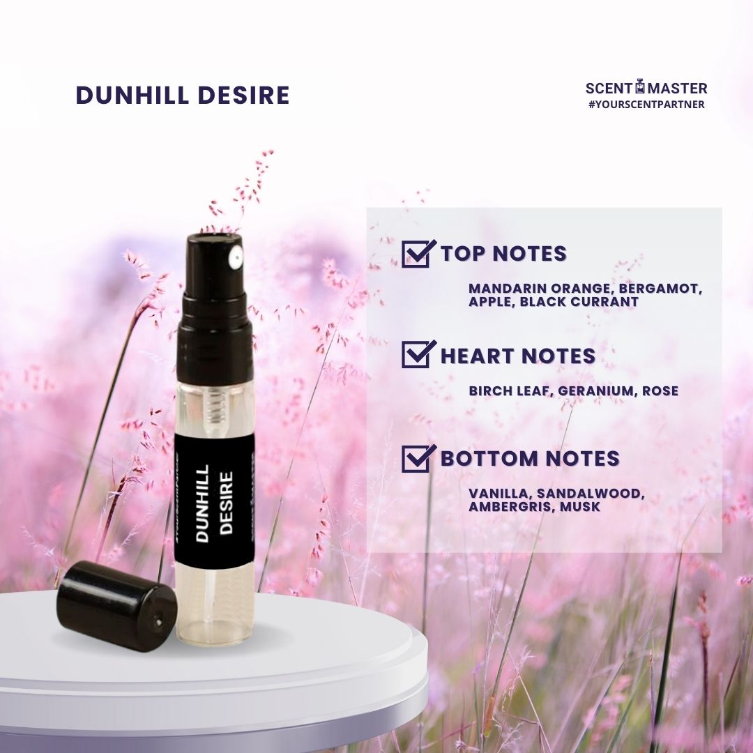 Dunhill Desire - Impression by Scent Master | 5 ML Tester Pack