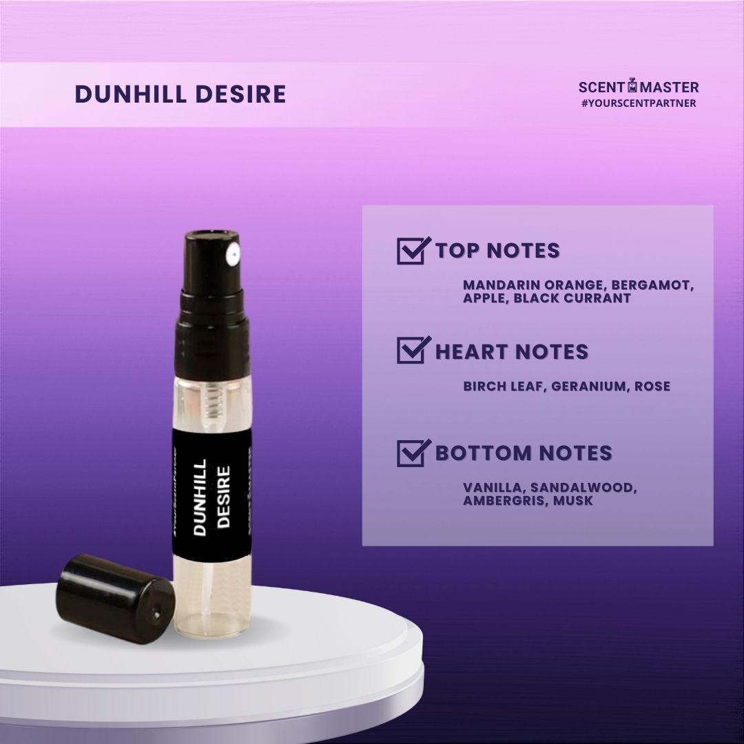 Dunhill Desire - Impression by Scent Master | 5 ML Tester Pack