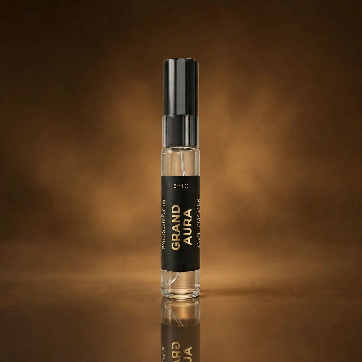 Grand Aura 5ml perfume bottle render by Scent Master