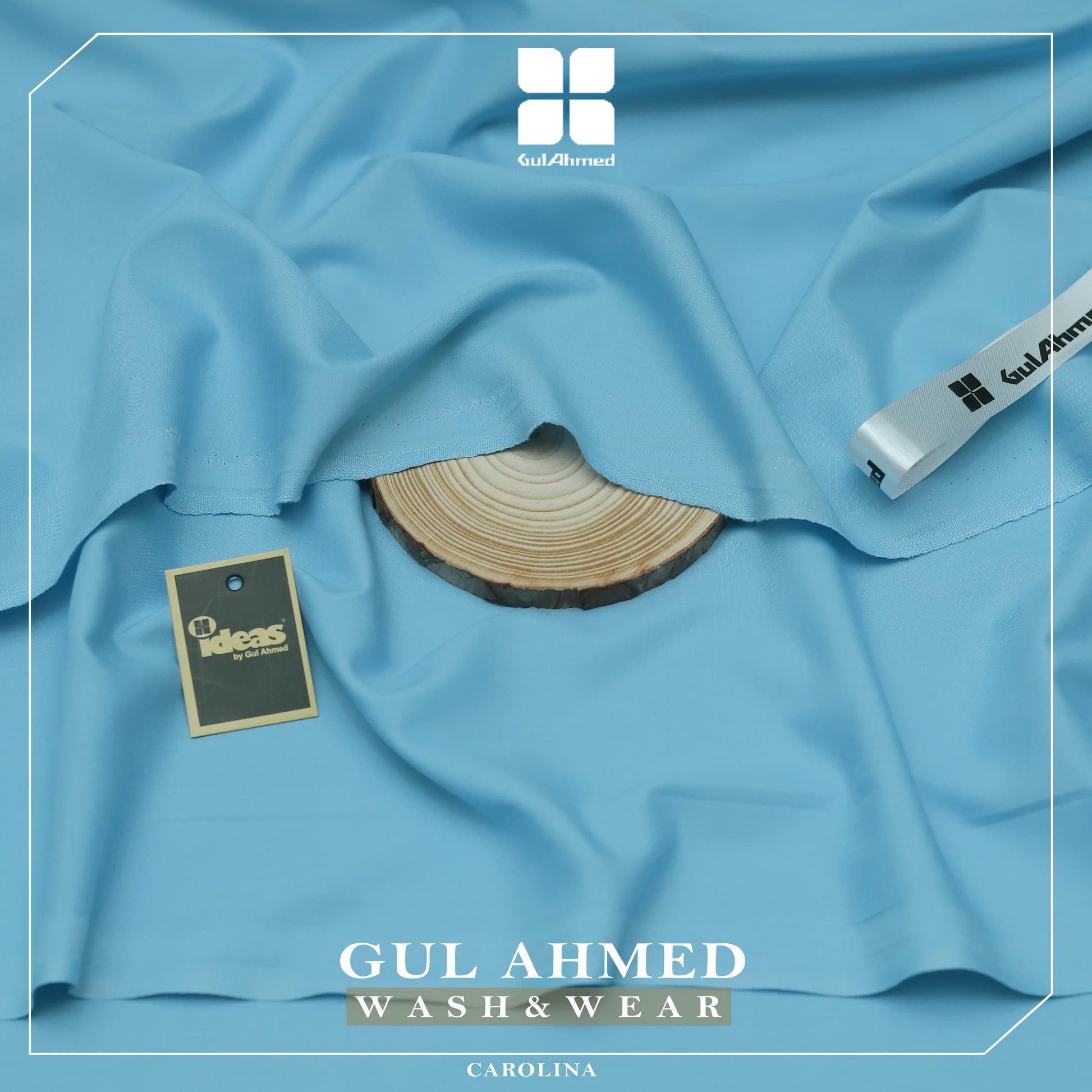 Gul Ahmed Elegance Wash & Wear Unstitched Suit Fabric | Premium Ready-to-Stitch | Carolina | GAWM-04