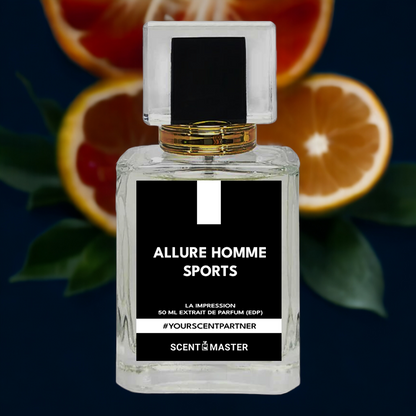 Allure Homme Sport – Impression by Scent Master | Gift Pack | 50 ML Bottle