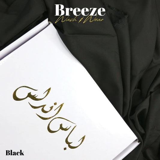 Breeze by Libas-e-Andalus - Premium Quality Wash and Wear | Black