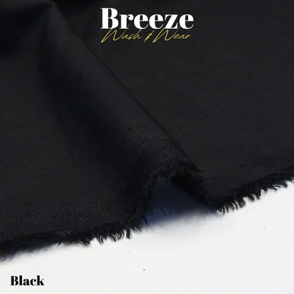 Breeze by Libas-e-Andalus - Premium Quality Wash and Wear | Black