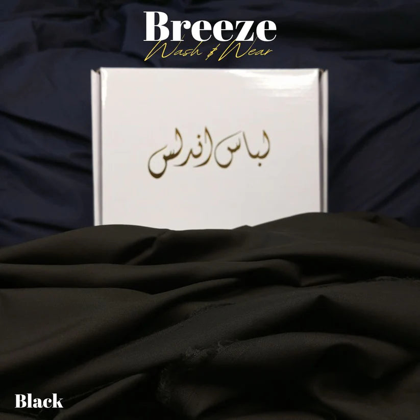 Breeze by Libas-e-Andalus - Premium Quality Wash and Wear | Black