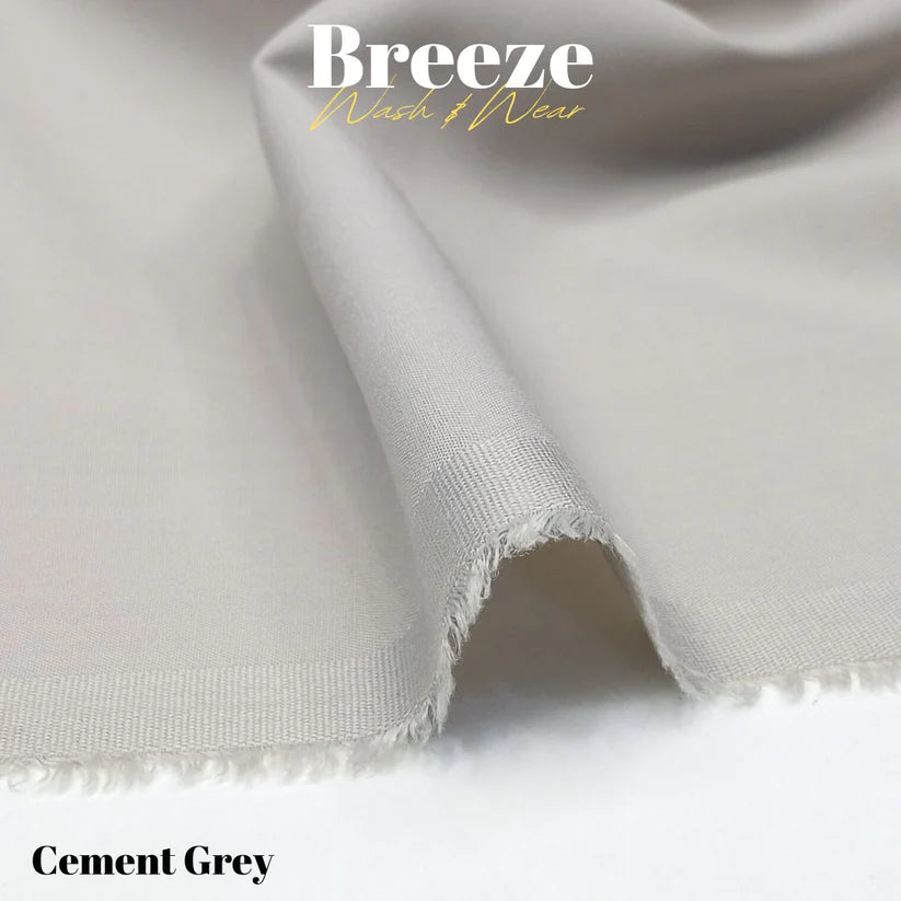 Breeze by Libas-e-Andalus - Premium Quality Wash and Wear | Cement Grey