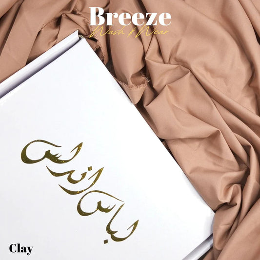 Breeze by Libas-e-Andalus - Premium Quality Wash and Wear | Clay