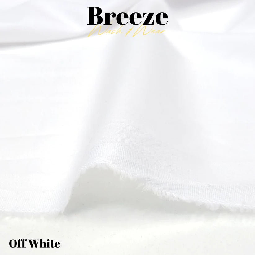 Breeze by Libas-e-Andalus - Premium Quality Wash and Wear | Off White