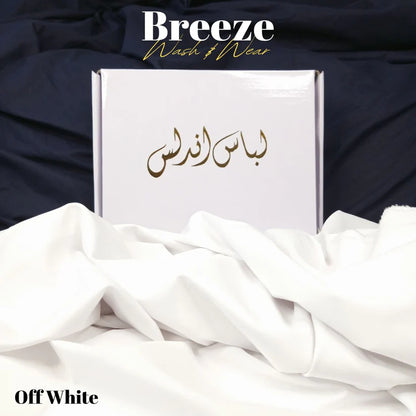 Breeze by Libas-e-Andalus - Premium Quality Wash and Wear | Off White