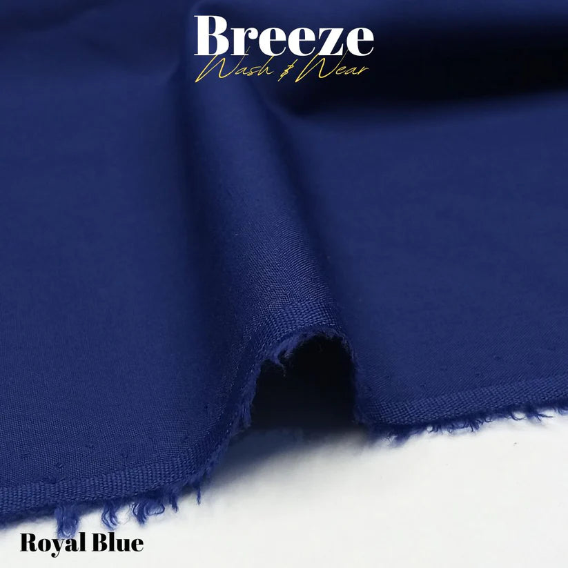 Breeze by Libas-e-Andalus - Premium Quality Wash and Wear | Royal Blue