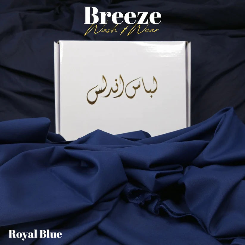 Breeze by Libas-e-Andalus - Premium Quality Wash and Wear | Royal Blue