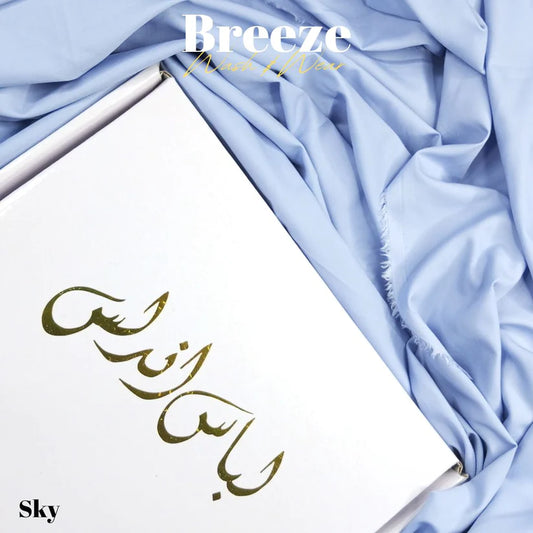 Breeze by Libas-e-Andalus - Premium Quality Wash and Wear | Sky